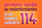 114 Urgence personne sourde ou malentendante