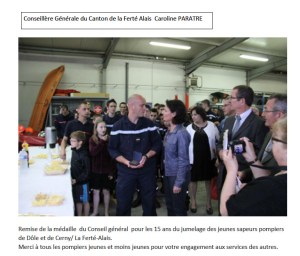 remise medaille Conseil Général
