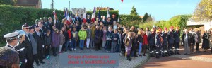 Groupe enfants ayant chante la Marseillaise 2014