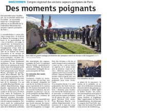 congres regional anciens BSPP à Soultzeren