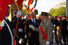 General J Combette et Capitaine P Gonzalez